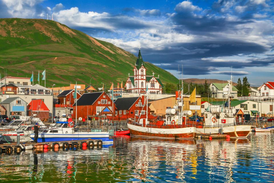 Akureyri in the north of Iceland is a small town near plenty of exciting experiences