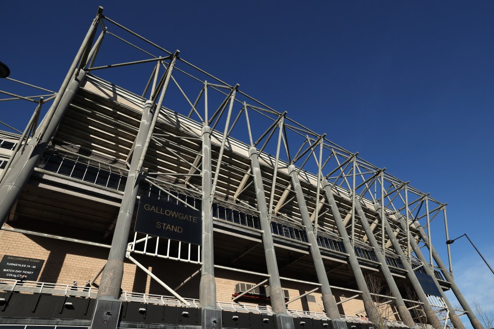 The old Gallowgate stand on show