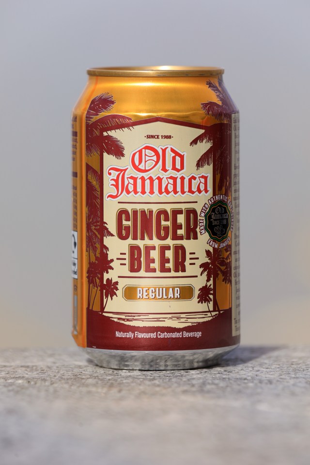 a can of old jamaica ginger beer regular