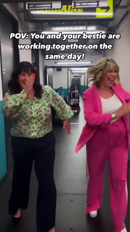 Fans loved the video of Ruth and Coleen dancing, many commenting on Coleen's glow