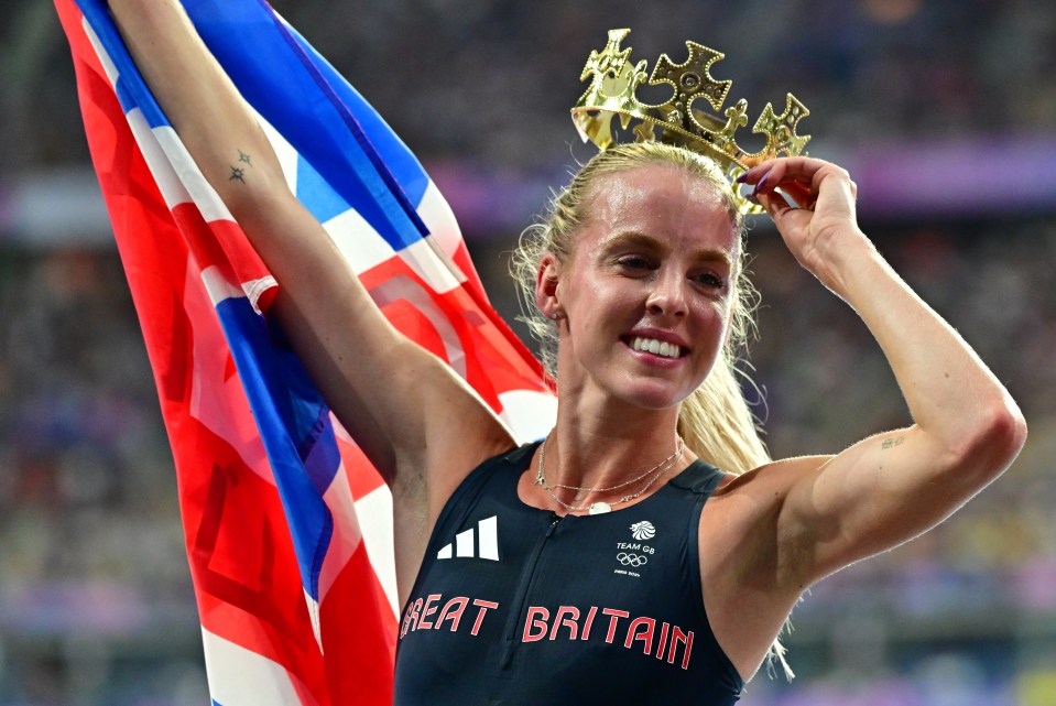 Keely Hodgkinson won the 800m gold medal at Paris 2024