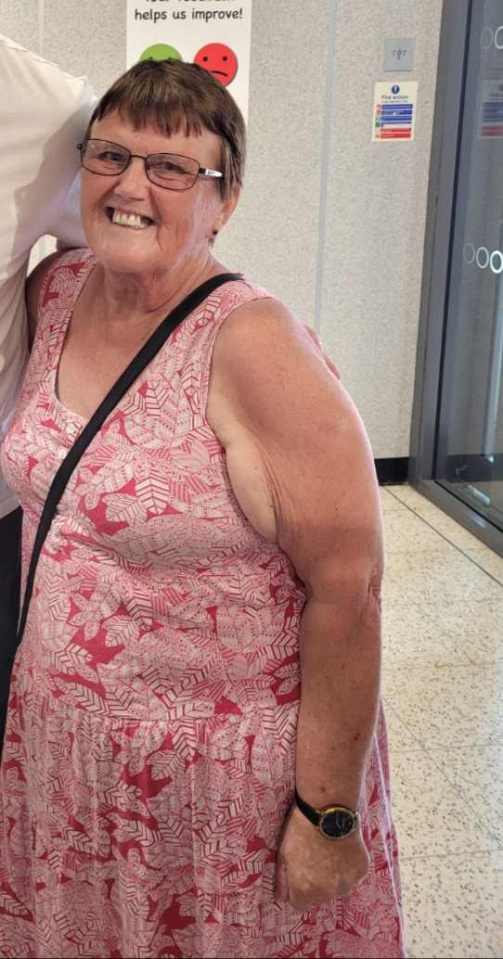 Kathy weighed 17 stone last summer but has since lost 12 stone in nine months