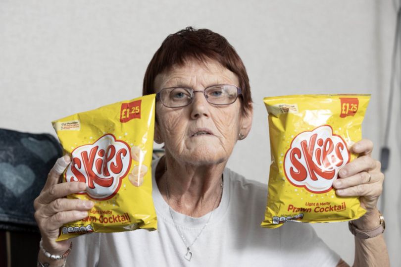 Kathy Allan says she is so weak all she can eat in a day is two packets of Skips