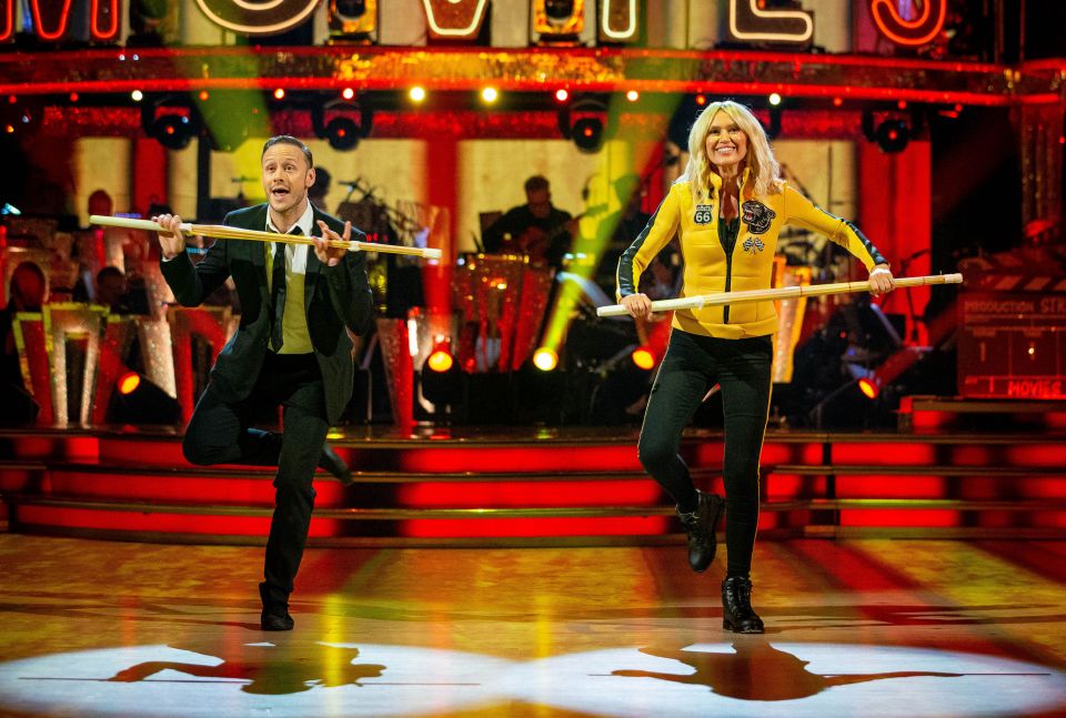 Anneka Rice slaughtered her Kill Bill inspired performance