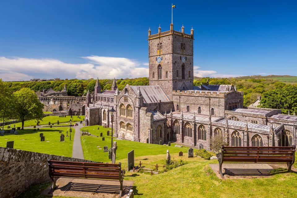 St David's was granted city status back in the 12th century thanks to its dusky purple sandstone cathedral