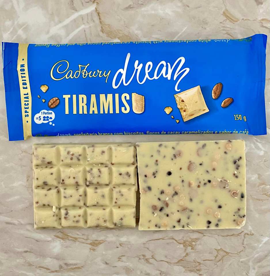 The new special edition Cadbury bar is Tiramisu flavoured