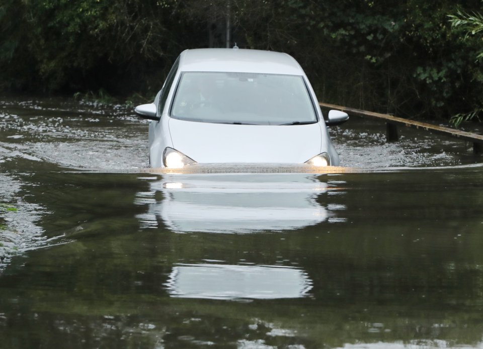 Heavy rain overnight has also caused some roads to flood in Essex this morning