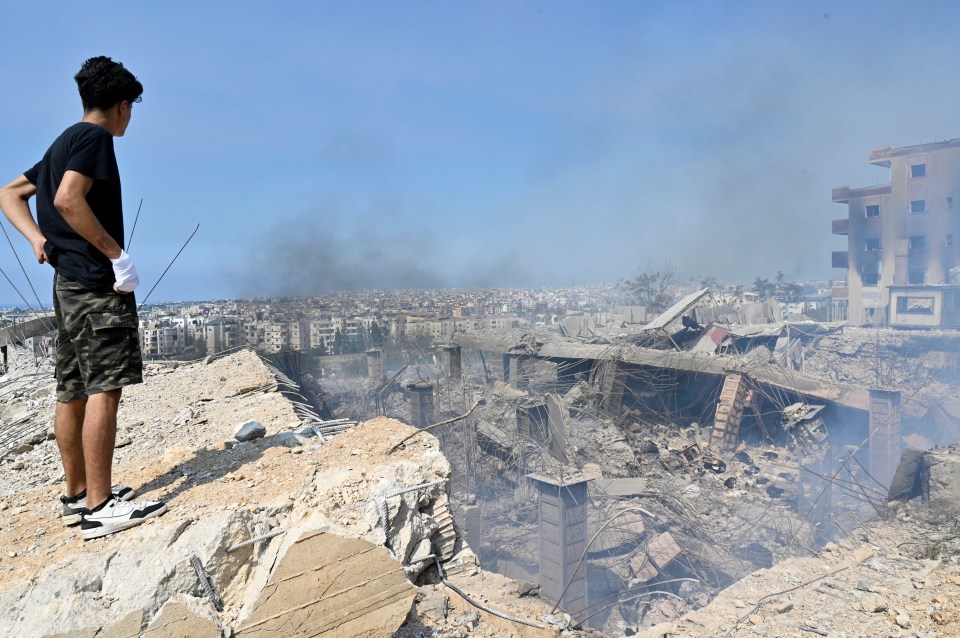 The strikes destroyed the Hezbollah bunker