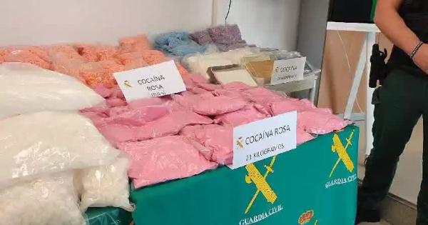 Spanish cops found 700kg in the haul