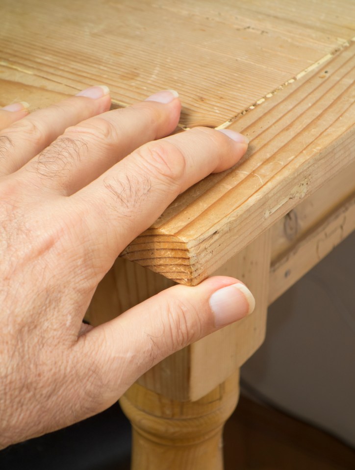 Experts have revealed that touching wood can have a a calming effect