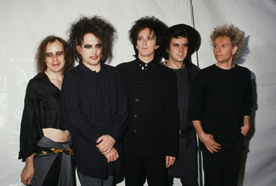 The Cure was formed by Robert Smith - second from left - in 1978