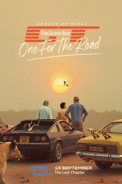 a poster for the grand tour one for the road