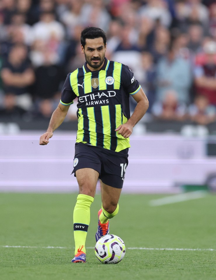 Ilkay Gundogan returned to Man City after a season with Barcelona