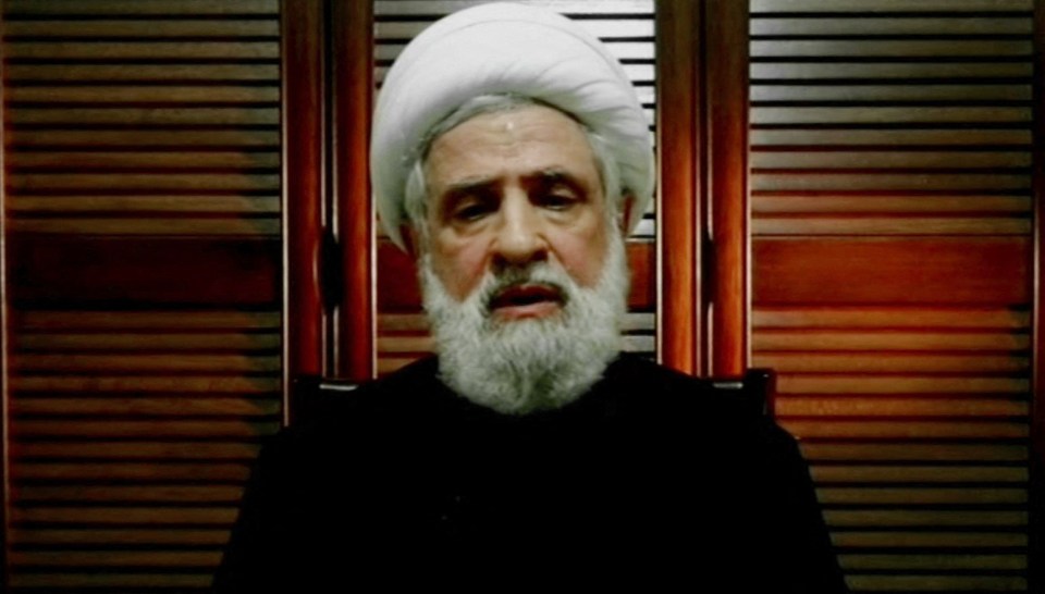 Hezbollah’s deputy chief Naim Qassem today said the terror group is 'ready' for war