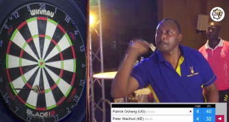 There were wild scenes at the PDC African qualifier for the World Champs