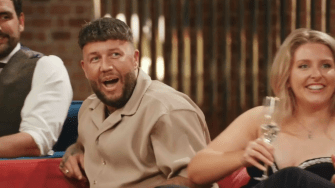 MAFS UK's Adam Nightingale awkwardly lit up after spotting a co-star's wife