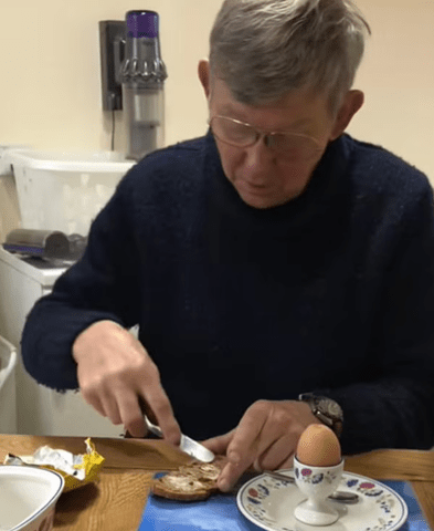 The retired engineer went viral in China for posting videos of British sandwiches