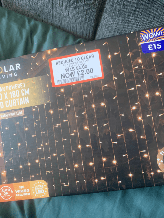 B&M has slashed the price of solar lights to £2