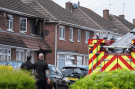 The aftermath of the blaze in Wolverhampton