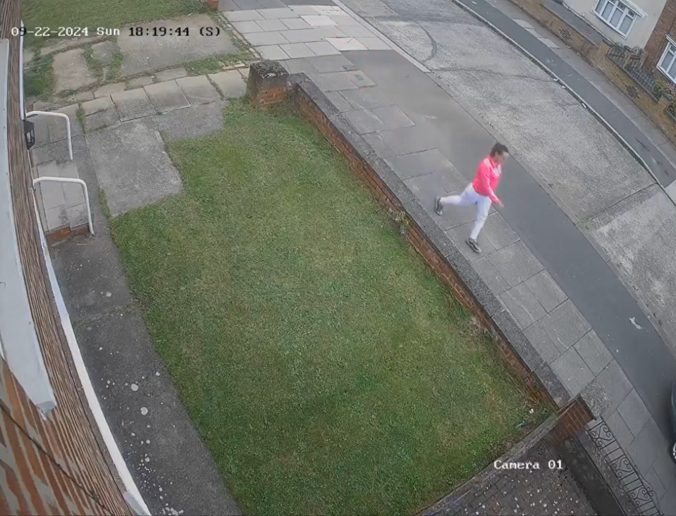 Police have released this CCTV image showing her last known location