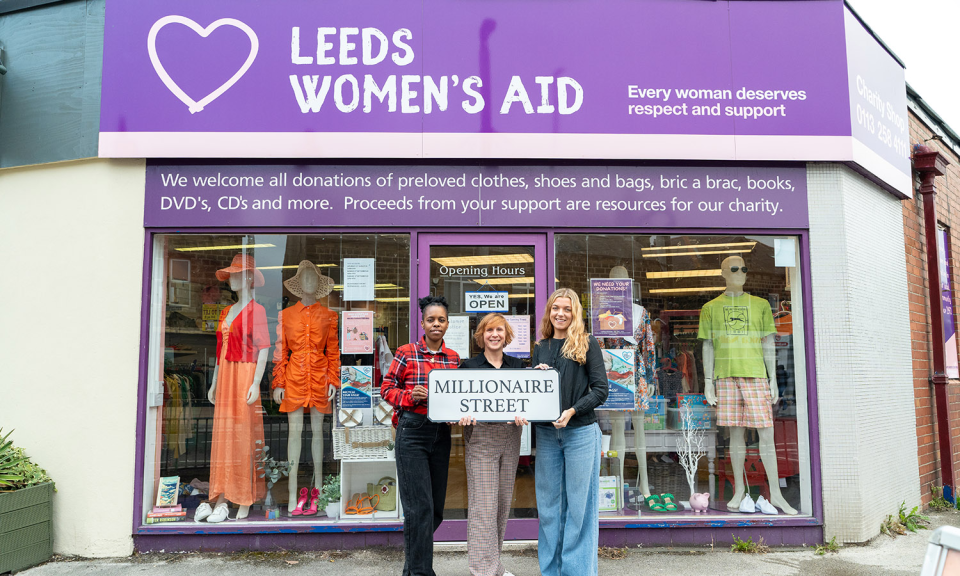 Local charity Leeds Women's Aid was awarded £100,000 in funding