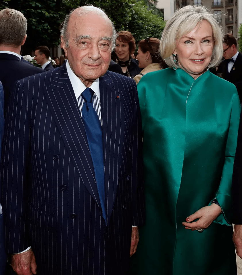 Mohamed with his second wife Heini Wathen in June 2016