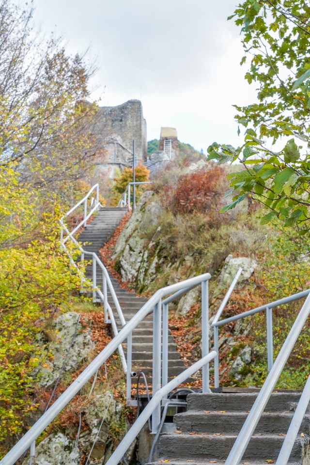 The castle is set to reopen to the public - but it's only reached via nearly 1,500 steps