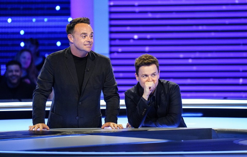 Ant and Dec came out on top in the research