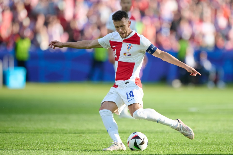 Ivan Perisic was in action for Croatia at Euro 2024