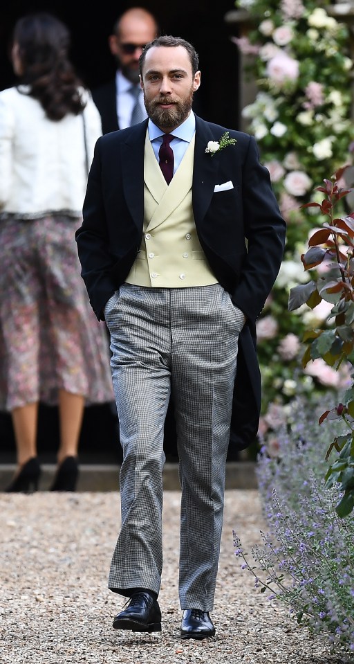 James Middleton attending the wedding of Pippa Middleton and James Matthews at St Mark’s Church in 2017