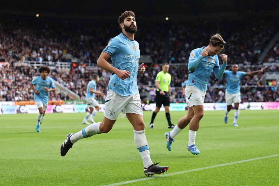 Josko Gvardiol opened the scoring for Man City at Newcastle