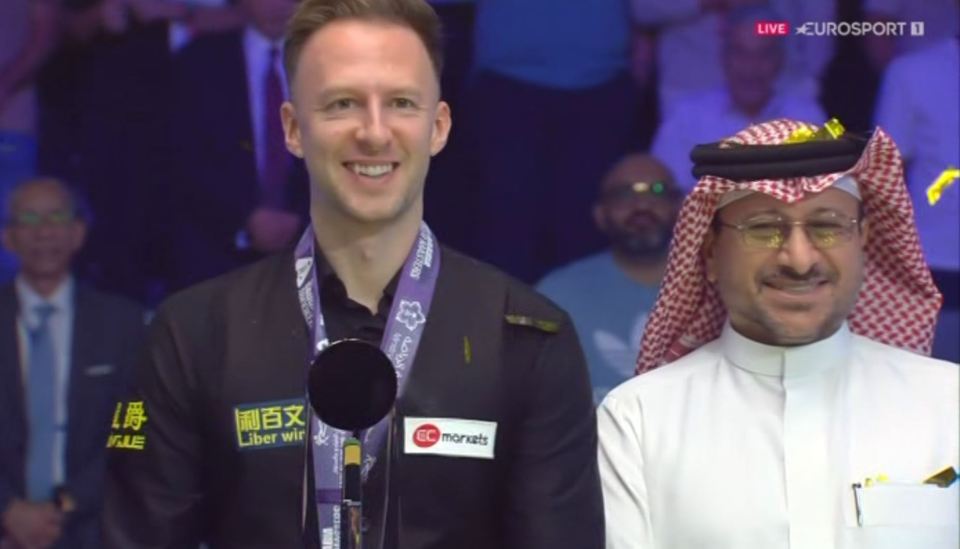 Judd Trump claimed he was lucky to win