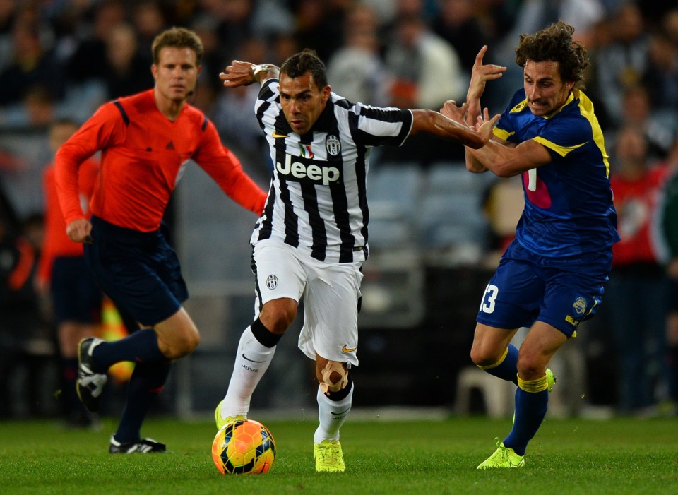 The midfielder played against Juventus in the 2014 A-League All-Star Game