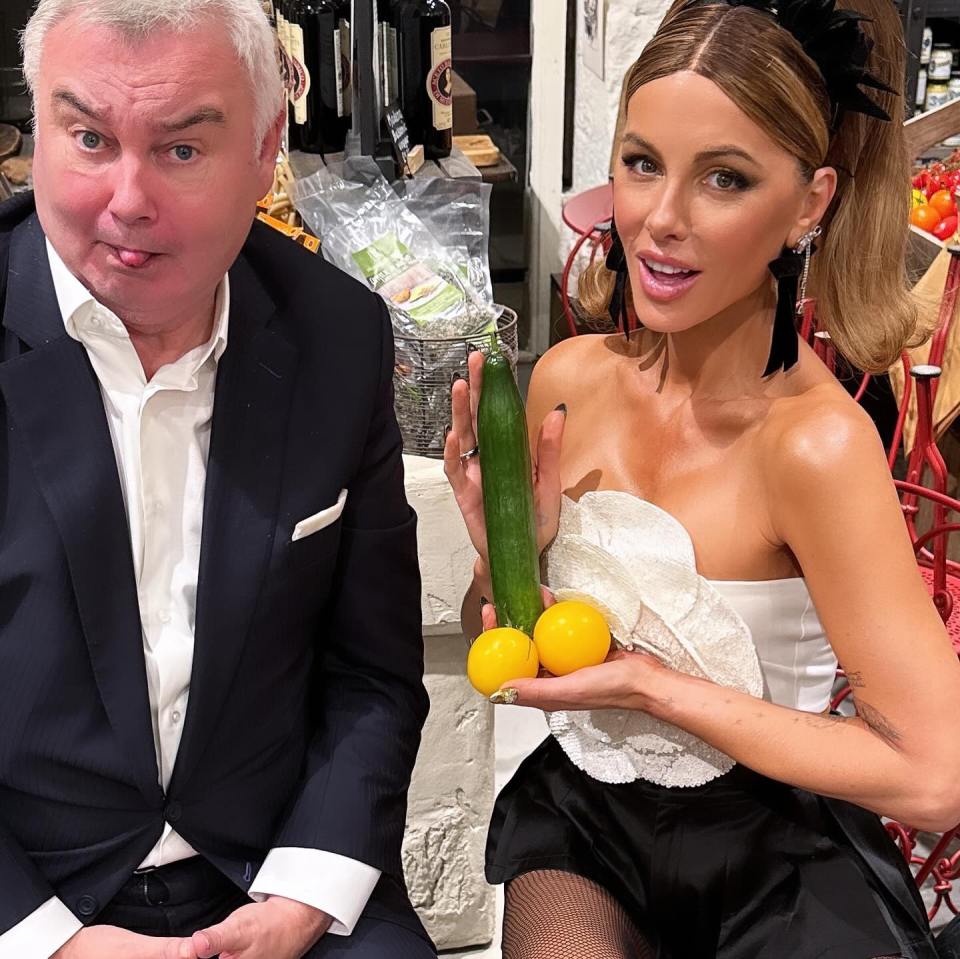 Eamonn Holmes and his Hollywood pal Kate Beckinsale posed for a series of silly snaps