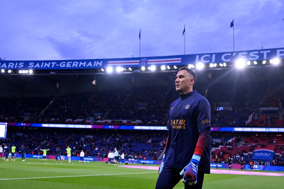 Keylor Navas left Paris Saint-Germain in the summer