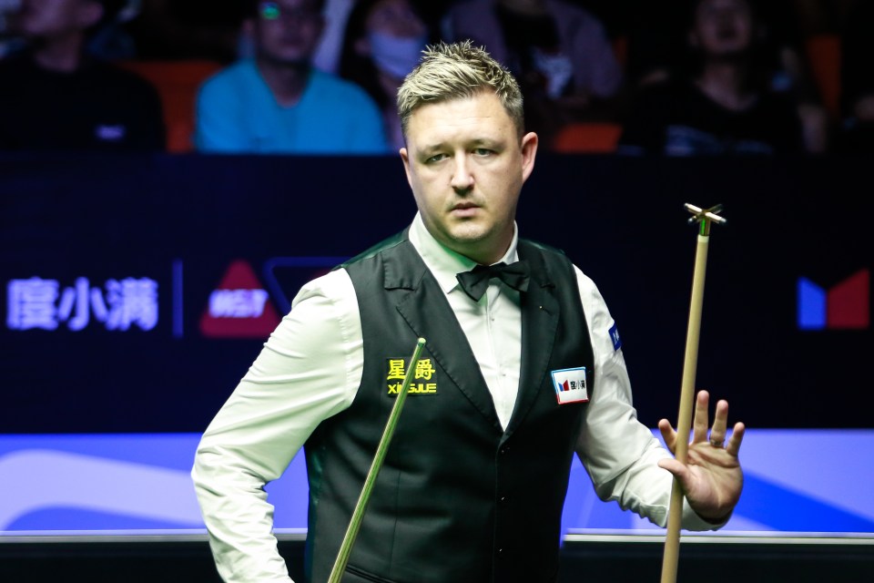 Wilson is in action at the English Open where he has made it to the Last 32