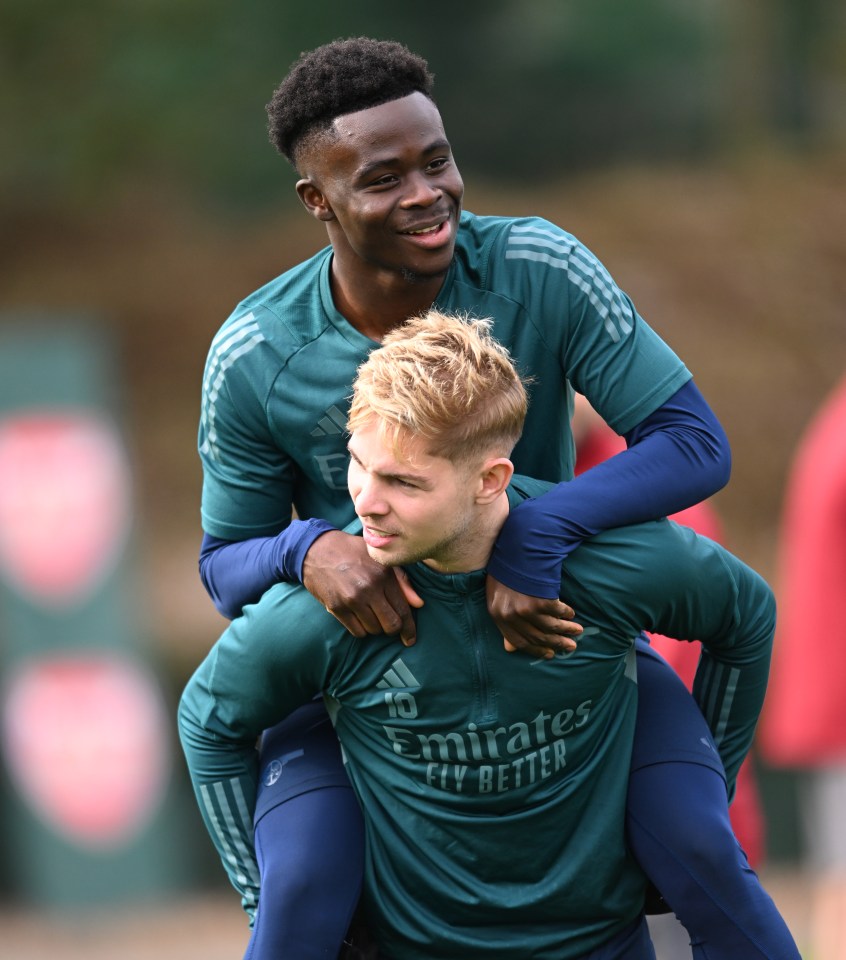 Bukayo Saka and Emile Smith Rowe held Arsenal together, Wrighty claims