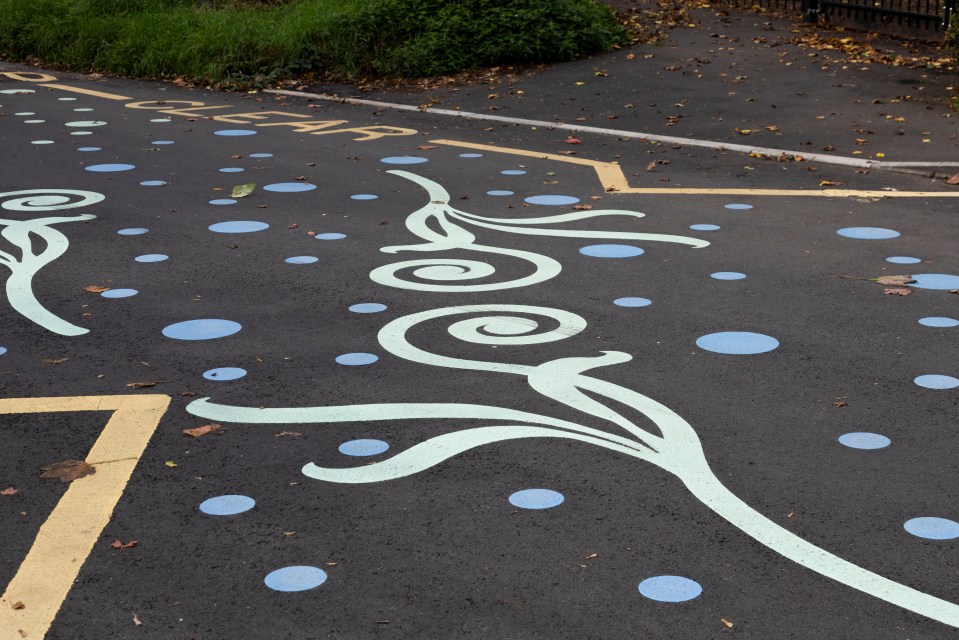 Parents are slamming new colourful school road markings installed by a town council