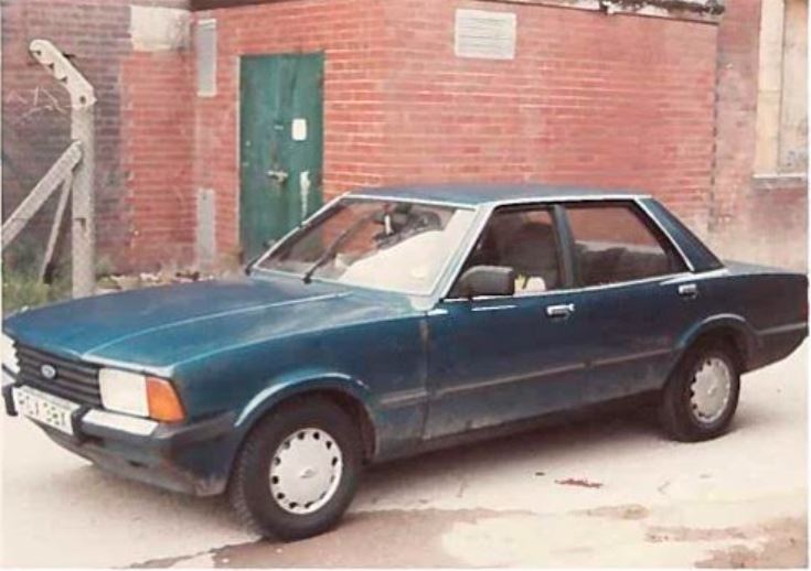 Vera Anderson's Mark II Ford Cortina on a service road at a disused tannery in Penketh, Warrington, where her body was found