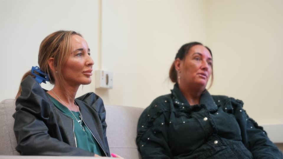 Vera Anderson's daughter, Lorraine (right) and her own daughter Gemma - one of six grandchildren Vera sadly never got to know