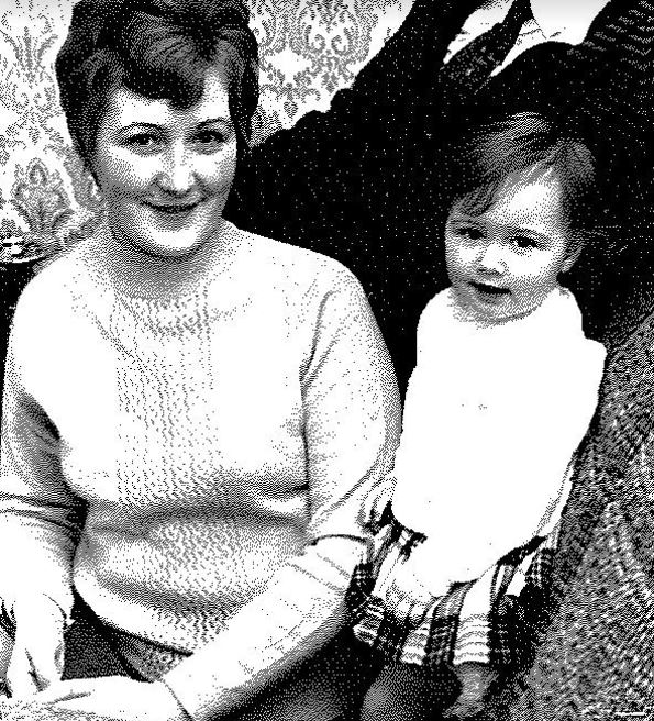 Mum-of-two Vera Anderson pictured here with her daughter Lorraine as a baby