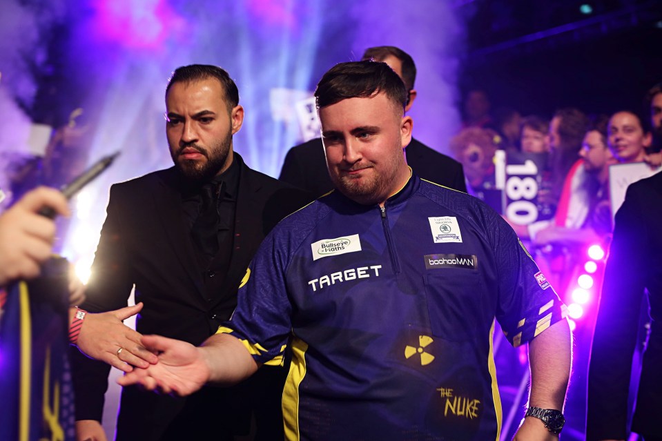 Luke Littler lost the German Darts Masters final to Peter Wright on Sunday