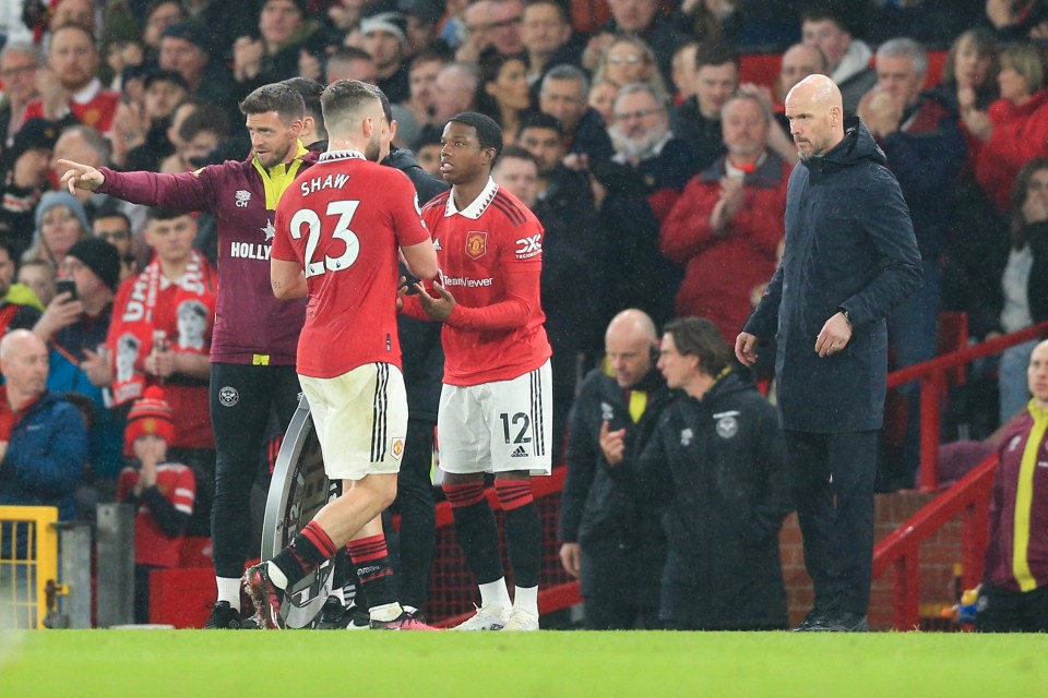 The club want a left-back to cover Luke Shaw and Tyrell Malacia amid injuries