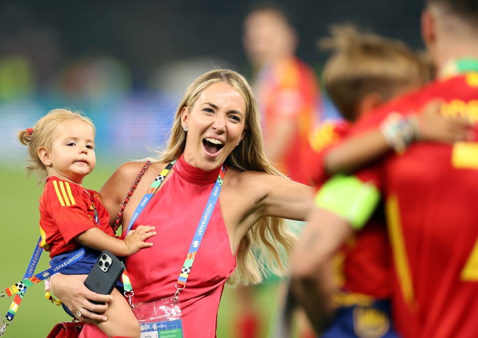 Reports claim Alice did not want Morata's family celebrating on the pitch