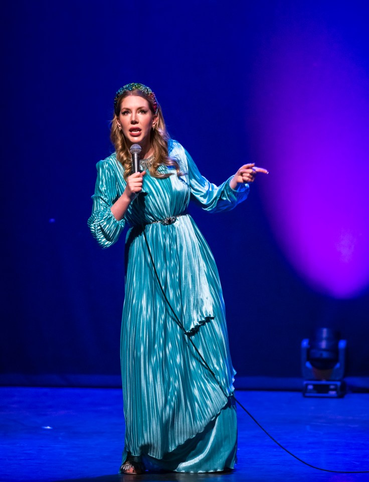 Katherine performing at London Palladium