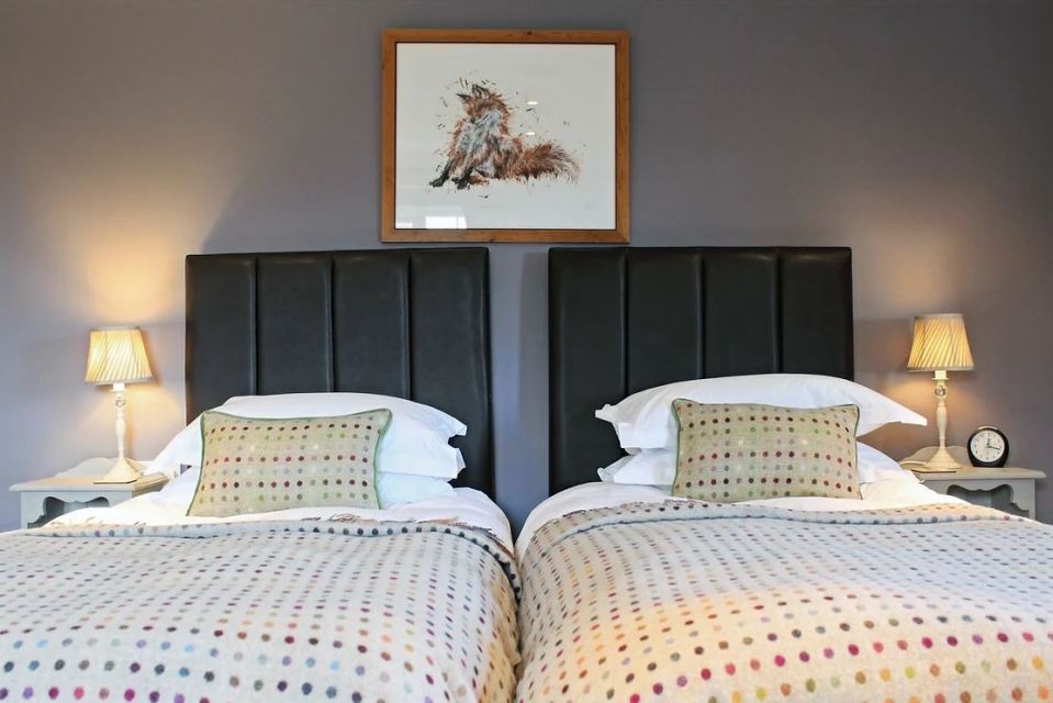 The B&B has four en suite rooms with a choice of super king double or twin beds