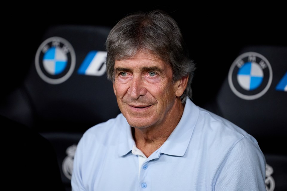 Former West Ham and Manchester City manager Manuel Pellegrini is the Betis coach