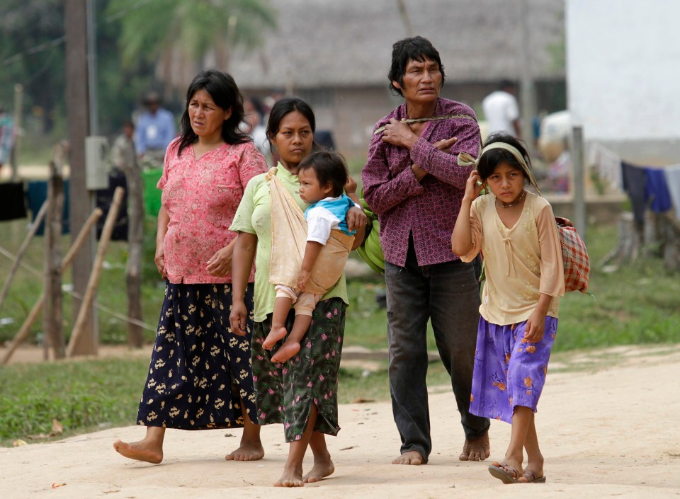 The Amazon Rainforest tribe Tsimanes group originate in Bolivia and live a healthy life