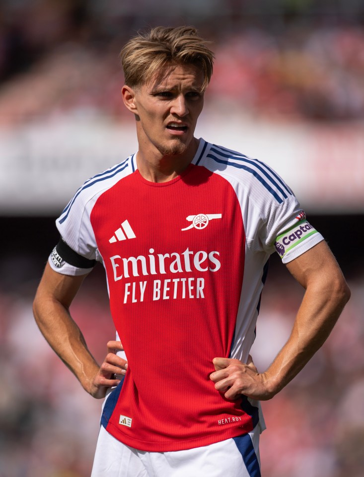 Odegaard may miss Sunday's derby with Tottenham due to injury