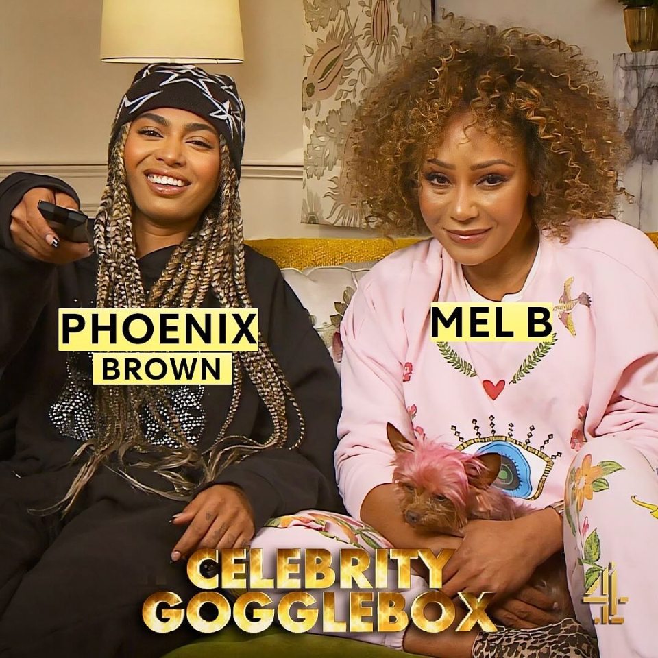 Phoenix starred in Celebrity Gogglebox with her mum this year